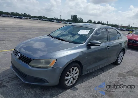 2011 Volkswagen Jetta 2.5L Se из США, поврежденный, VIN 3VWDZ7AJ2BM080390